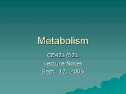Metabolism