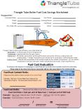 Triangle Tube Boiler Fuel Cost Savings Worksheet PowerPoint PPT Presentation