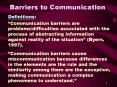 Barriers to Communication PowerPoint PPT Presentation