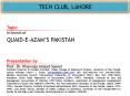 TECH CLUB, LAHORE PowerPoint PPT Presentation