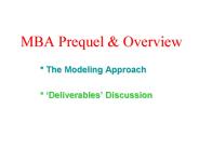 MBA Prequel