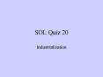 SOL Quiz 20 PowerPoint PPT Presentation
