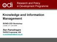 Knowledge and Information Management PowerPoint PPT Presentation