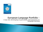 European Language Portfolio 