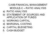 CAIIB-FINANCIAL MANAGEMENT