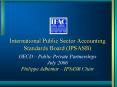 International Public Sector Accounting Standards Board (IPSASB) PowerPoint PPT Presentation