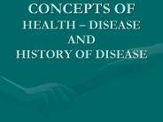 CONCEPTS OF HEALTH 