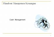 Handout Manajemen Keuangan