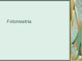 Fotomeetria PowerPoint PPT Presentation
