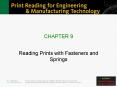 Reading Prints with Fasteners and Springs PowerPoint PPT Presentation