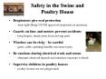 Safety in the Swine and Poultry House PowerPoint PPT Presentation