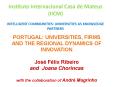 PORTUGAL: UNIVERSITIES, FIRMS AND THE regional DYNAMICS OF INNOVATION Jos PowerPoint PPT Presentation