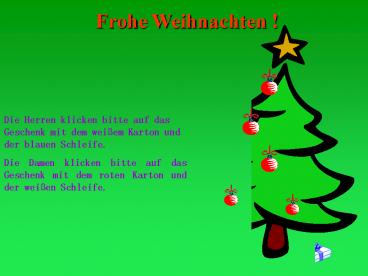 Frohe Weihnachten !