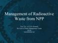 Management of Radioactive Waste from NPP PowerPoint PPT Presentation