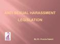 ANTI SEXUAL HARASSMENT PowerPoint PPT Presentation