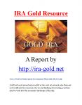 Gold IRA Resource PowerPoint PPT Presentation