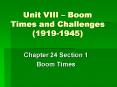 Unit VIII  PowerPoint PPT Presentation