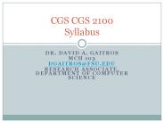 Dr. David A. Gaitros