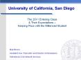 University of California, San Diego PowerPoint PPT Presentation