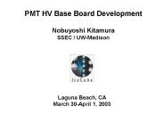 PMT HV Base Board Development