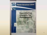 Quantitative     Analysis for        Management
