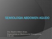 SEMIOLOGIA ABDOMEN AGUDO