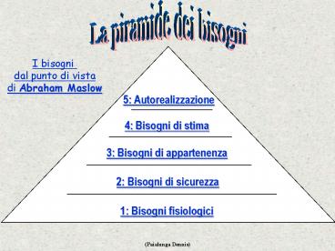 Il problema economico