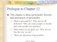 Prologue to Chapter 12 PowerPoint PPT Presentation