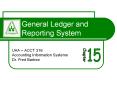 General Ledger and Reporting System PowerPoint PPT Presentation