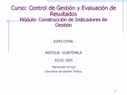 INDICADORES DE DESEMPE