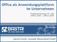 Office als Anwendungsplattform im Unternehmen PowerPoint PPT Presentation