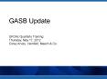 GASB Update PowerPoint PPT Presentation