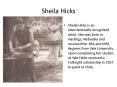 Sheila Hicks PowerPoint PPT Presentation