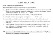 ACIDI E BASI DI LEWIS