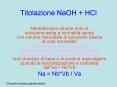 Titolazione NaOH   HCl PowerPoint PPT Presentation