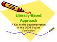 Literacy-Based Approach PowerPoint PPT Presentation