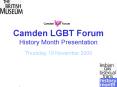 Camden LGBT Forum History Month Presentation PowerPoint PPT Presentation