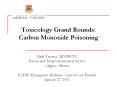 Toxicology Grand Rounds: Carbon Monoxide Poisoning PowerPoint PPT Presentation