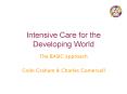 Intensive Care for the Developing World PowerPoint PPT Presentation