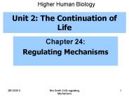 Unit 2: The Continuation of Life