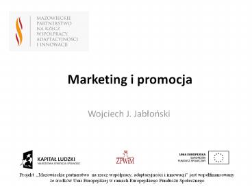 Marketing i promocja