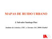 MAPAS DE RUIDO URBANO