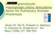 LINFANGIOLEIOMIOMATOSIS (LAM)