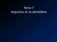 Tema 7 Impactos en la atm PowerPoint PPT Presentation