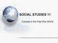 SOCIAL STUDIES 11 PowerPoint PPT Presentation