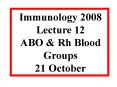 Immunology 2008 PowerPoint PPT Presentation