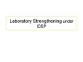 Laboratory Strengthening under IDSP PowerPoint PPT Presentation