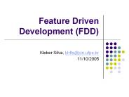 Feature Driven Development (FDD)