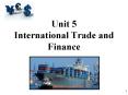 Unit 5 International Trade and Finance PowerPoint PPT Presentation