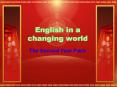 English in a changing world PowerPoint PPT Presentation